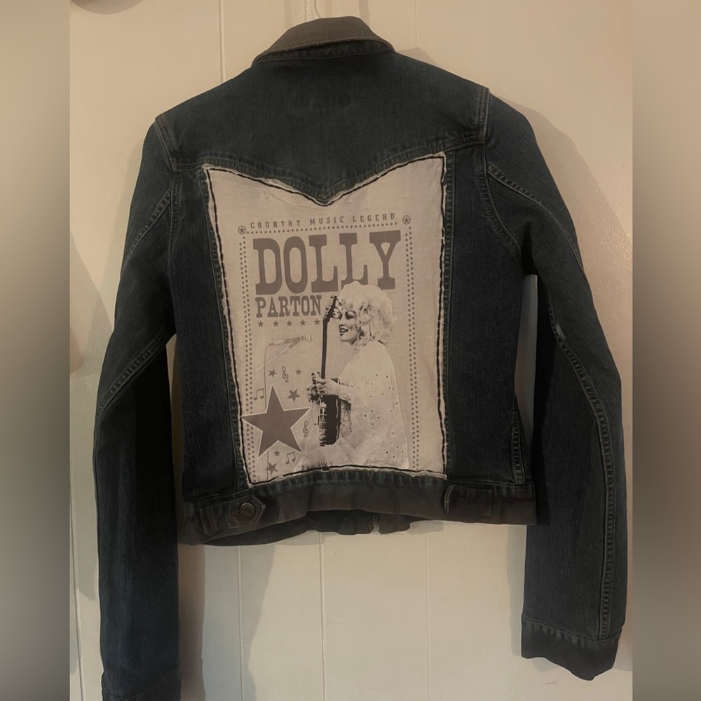 Distressed Dolly Denim Jacket